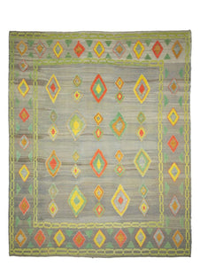 13x15 Colorful Modern Turkish Area Rug