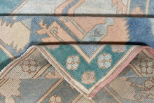 13x15 Colorful Old & Vintage Turkish Area Rug
