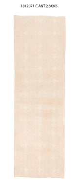 3x9 Old & Vintage Turkish Area Runner Rug