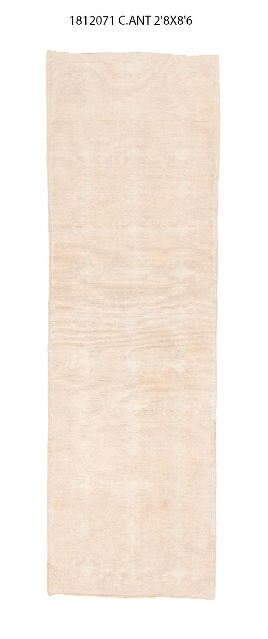 3x9 Old & Vintage Turkish Area Runner Rug