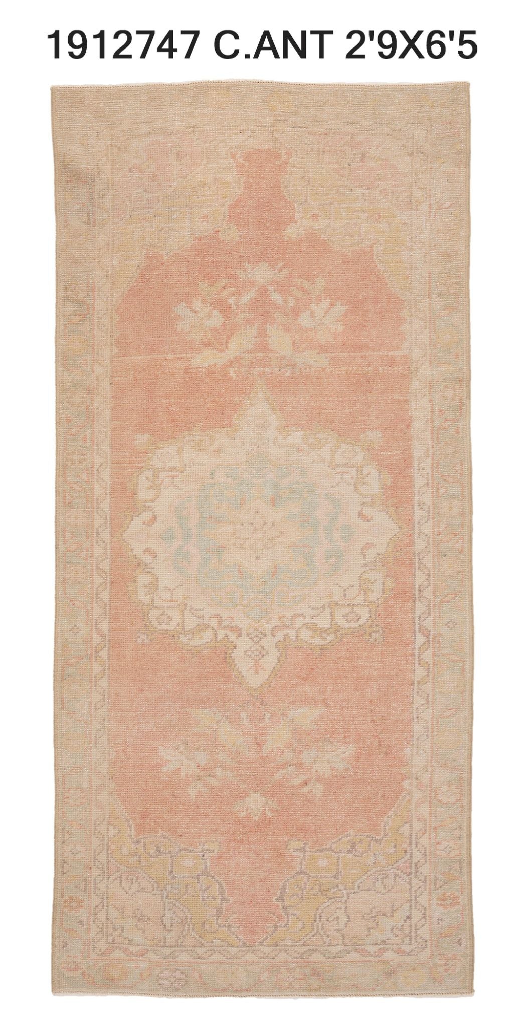 3x6 Old & Vintage Turkish Area Runner Rug