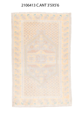 3x6 Old & Vintage Turkish Area Rug