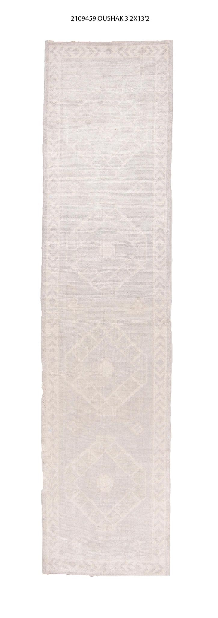 3x15 Modern Oushak Area Runner Rug
