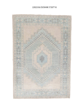 5x8 Moden Oushak Area Rug