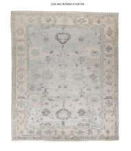 9x11 Modern Oushak Area Rug