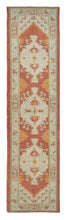 2x10 Red Modern Oushak Runner Rug