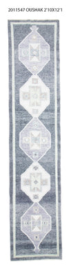 2x13 Modern Oushak Area Rug