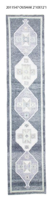 2x13 Modern Oushak Area Rug