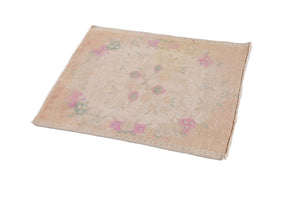 2x13 Old & Vintage Turkish Area Rug