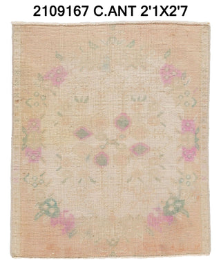 2x13 Old & Vintage Turkish Area Rug