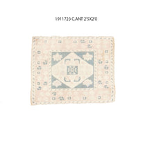 2x2 Old& Vintage Turkish Area Rug