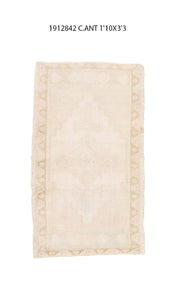 2x3 Old & Vintage Tukish Are Rug