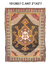 2x3 Old & Vintage Turkish Area Rug