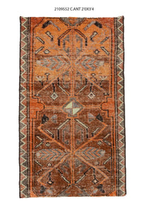 2x3 Old & Vintage Turkish Area Rug