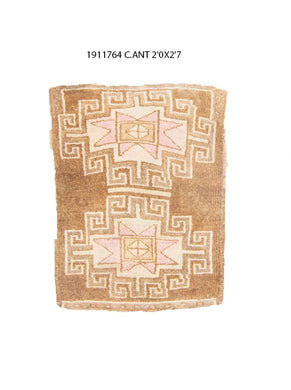 2x3 Old & Vintage Turkish Area Rug