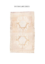2x3 Old & Vintage Turkish Area Rug