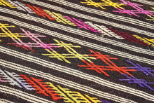 2x4 Colorful Vintage Turkish Area Rug