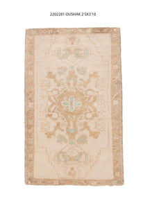 2x4 Modern Oushak Area Rug