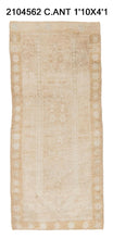 2x4 Old & Vintage Turkish Area Rug