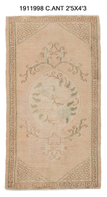 2x4 Old & Vintage Turkish Area Rug