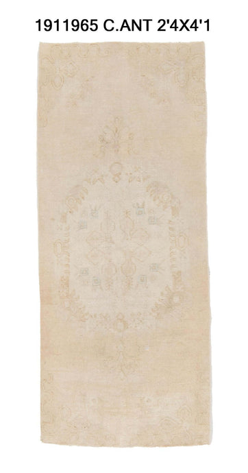 2x4 Old & Vintage Turkish Area Rug