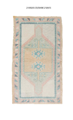 2x5 Modern Oushak Area Rug