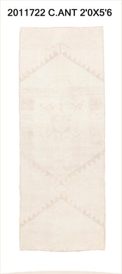 2x6 Old & Vintage Turkish Area Rug
