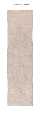 2x9 Old & Vintage Turkish Area Runner Rug