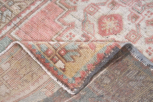 3x10 Colorful Vintage Turkish Runner Rug