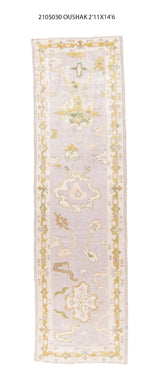 3x10 Modern Oushak Area Runner Rug