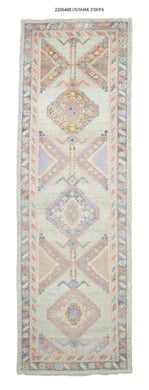 3x10 Modern Oushak Area Runner Rug