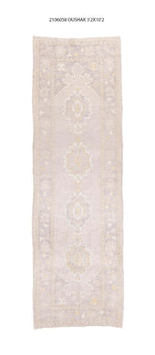 3x10 Modern Oushak Area Runner Rug
