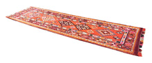 3x10 Old& Vintage Turkish Area Runner Rug