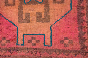 3x10 Old & Vintage Turkish Area Runner Rug