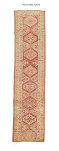 3x10 Old & Vintage Turkish Area Runner Rug