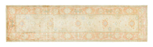 3x10 Yellow Modern Oushak Runner Rug