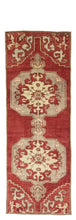 3x10 Red Old & Vintage Turkish Area Runner