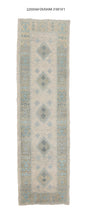 3x11 Modern Oushak Area Runner Rug