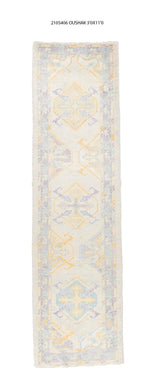 3x11 Modern Oushak Area Runner Rug