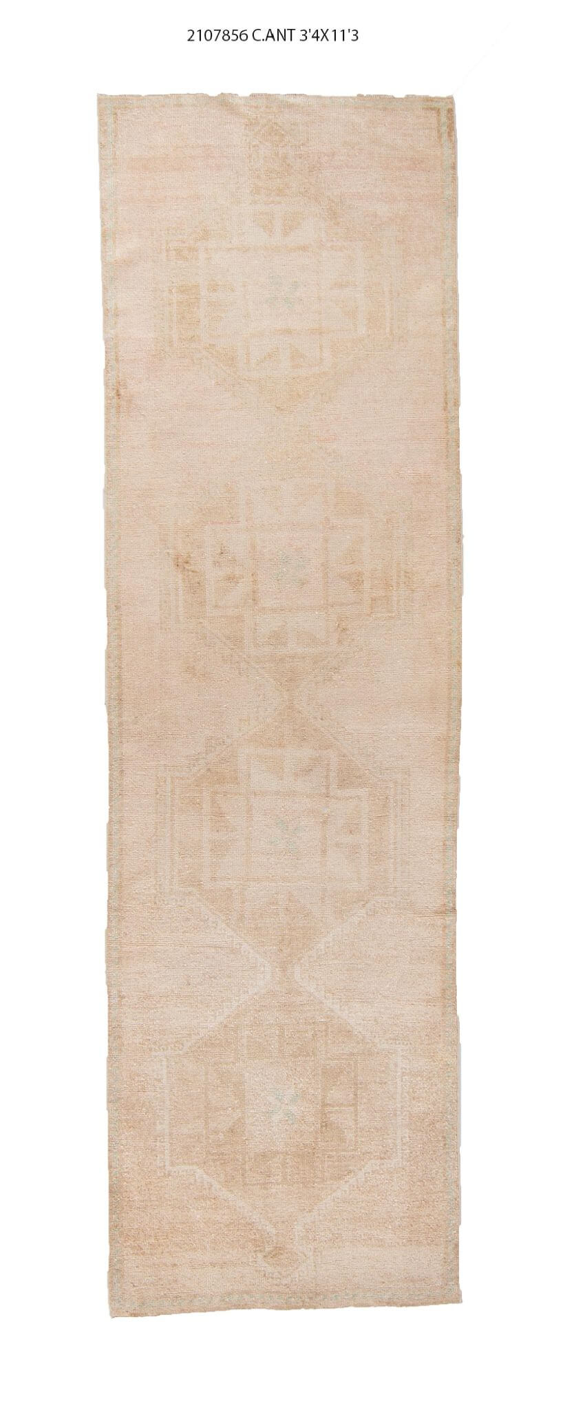 3x11 Old & Vintage Tukish Area Runner Rug