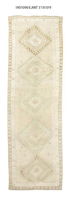 3x11 Old & Vintage Turkish Area Runner Rug