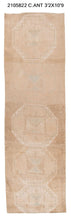 3x11 Old & Vintage Turkish Area Runner Rug