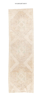 3x11 Old & Vintage Turkish Area Runner Rug