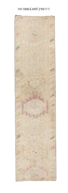 3x11 Old & Vintage Turkish Area Runner Rug