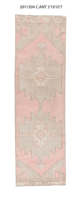 3x11 Old & Vintage Turkish Area Runner Rug