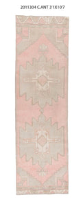 3x11 Old & Vintage Turkish Area Runner Rug