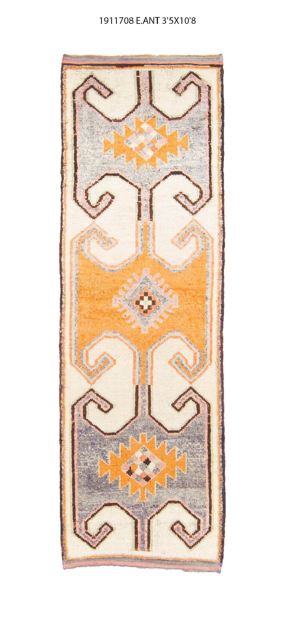 3x11 Old & Vintage Turkish Area Runner Rug