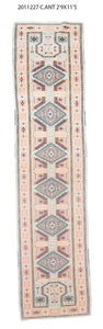 3x11 Old & Vintage Turkish Area Runner Rug