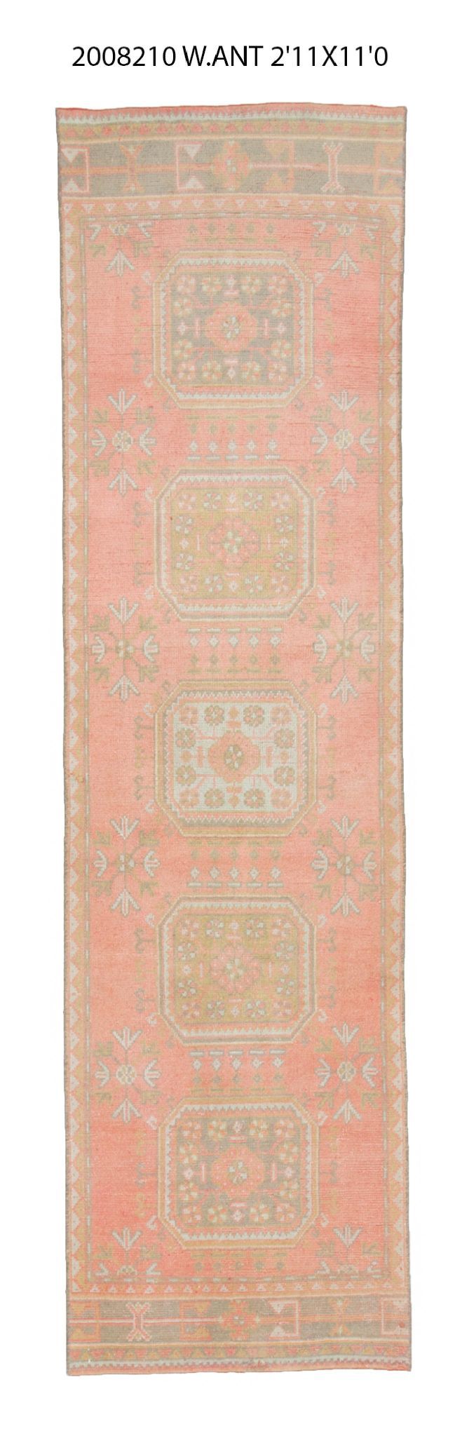 3x11 Old & Vintage Turkish Area Runner