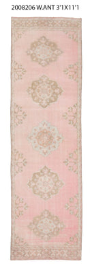 3x11 Old & Vintage Turkish Area Runner
